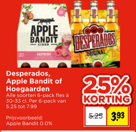 Apple bandit   appelcider, speciaalbier folder aanbieding bij  Vomar - details