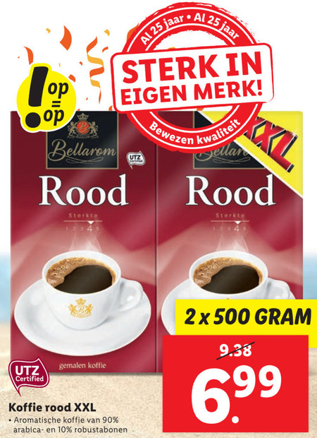 Bellarom   koffie folder aanbieding bij  Lidl - details