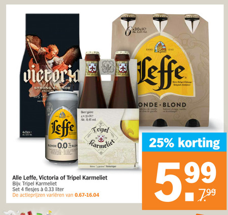 Karmeliet   speciaalbier folder aanbieding bij  Albert Heijn - details