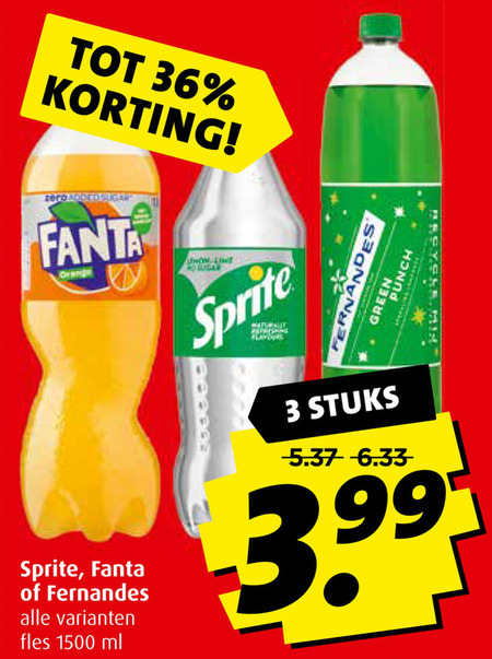 Fanta   frisdrank folder aanbieding bij  Boni - details