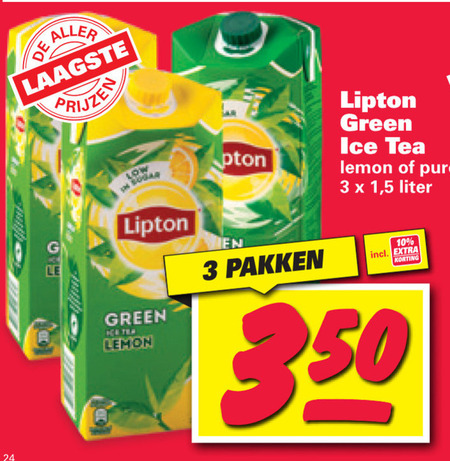 Lipton   ice tea folder aanbieding bij  Nettorama - details