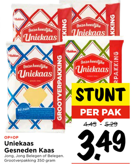 Uniekaas   kaasplakken folder aanbieding bij  Vomar - details