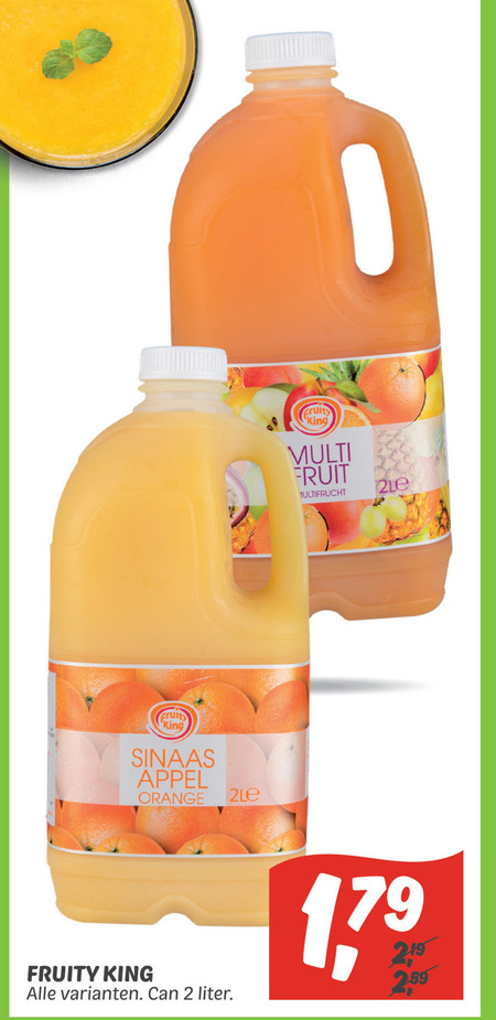 Fruity King   fruitdrank folder aanbieding bij  Dekamarkt - details