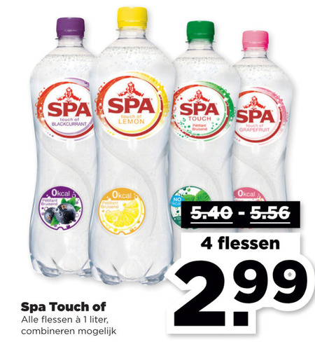 Spa en Fruit   fruitdrank folder aanbieding bij  Plus - details