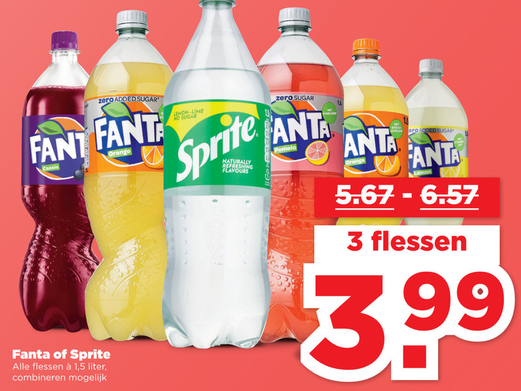 Sprite   frisdrank folder aanbieding bij  Plus - details