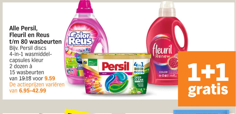 Color Reus   wasmiddel folder aanbieding bij  Albert Heijn - details