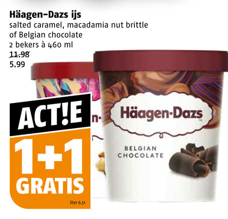 Haagen-Dazs   ijsspecialiteit folder aanbieding bij  Poiesz - details