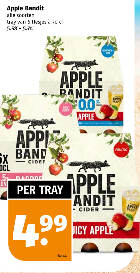 Apple bandit   appelcider folder aanbieding bij  Poiesz - details