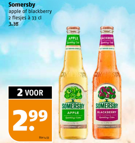 Somersby   appelcider folder aanbieding bij  Poiesz - details