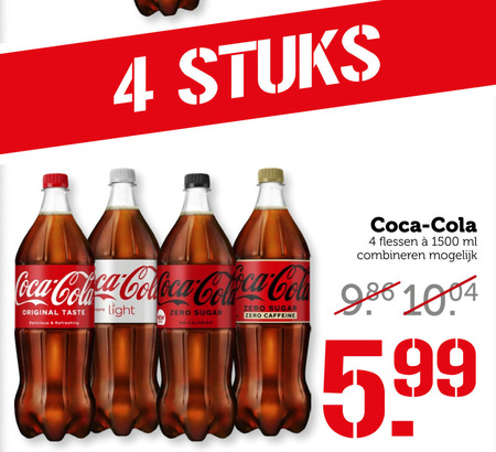 Coca-Cola   cola folder aanbieding bij  Coop - details