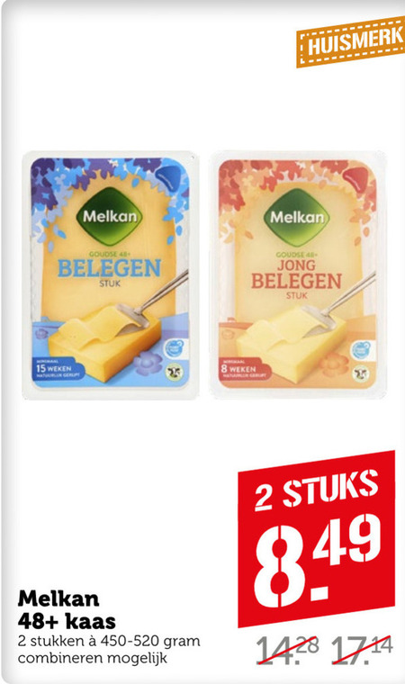 Melkan   kaas folder aanbieding bij  Coop - details