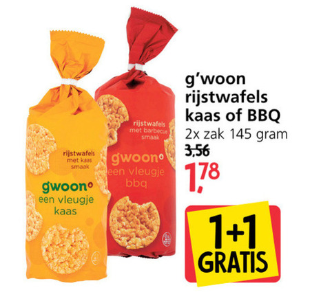 Gwoon   rijstwafels folder aanbieding bij  Jan Linders - details