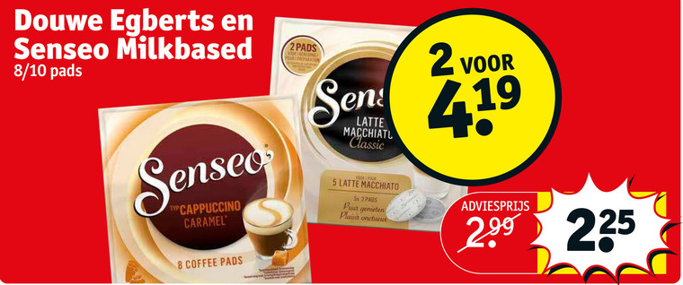 Douwe Egberts   oploskoffie, koffiepad folder aanbieding bij  Kruidvat - details