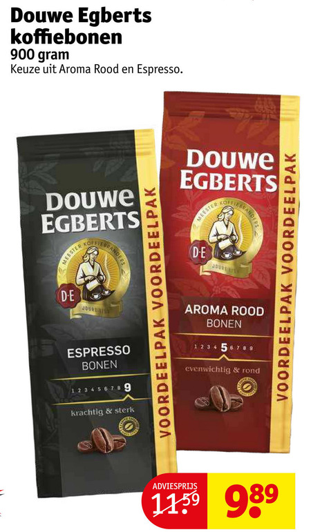 Douwe Egberts   koffiebonen folder aanbieding bij  Kruidvat - details