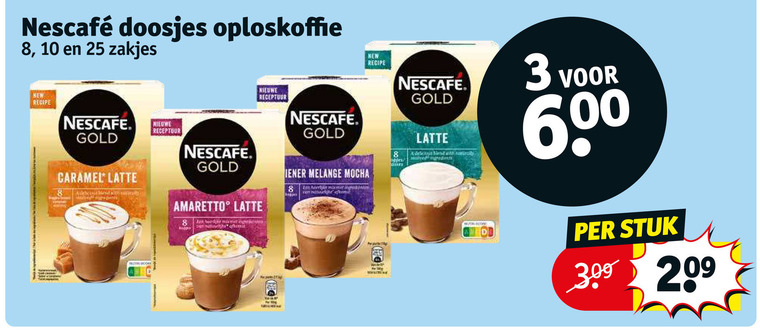 Nescafe   oploskoffie folder aanbieding bij  Kruidvat - details