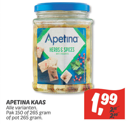 Apetina   feta folder aanbieding bij  Dekamarkt - details