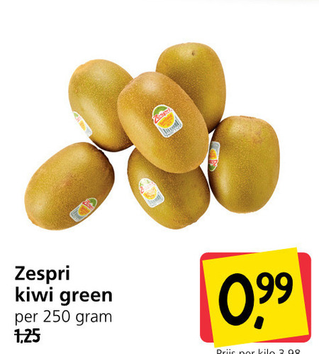 Zespri   kiwis folder aanbieding bij  Jan Linders - details