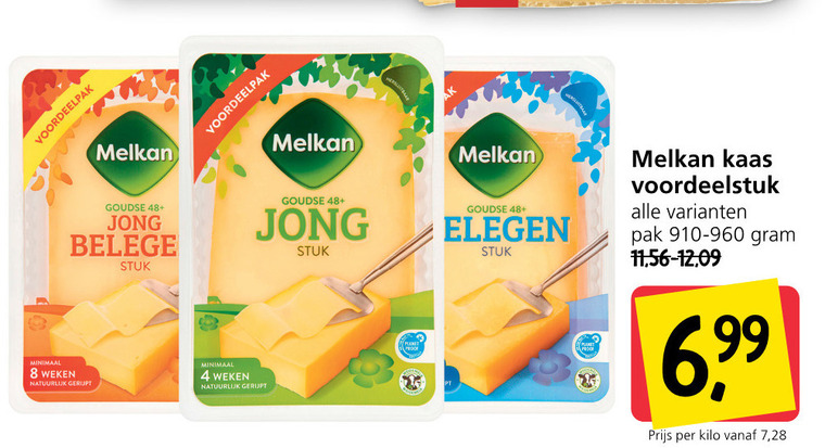 Melkan   kaas folder aanbieding bij  Jan Linders - details