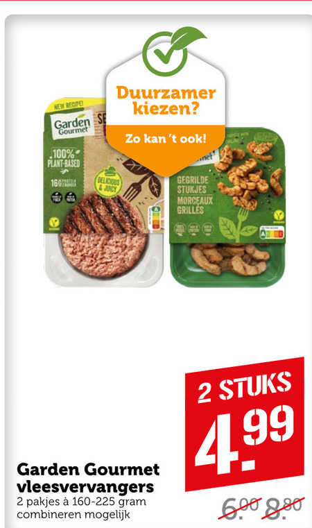 Garden Gourmet   vegetarisch folder aanbieding bij  Coop - details