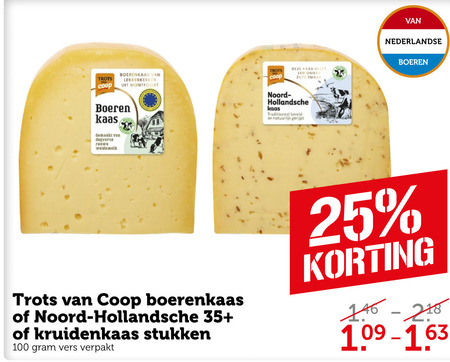 Boerenkaas   kaas folder aanbieding bij  Coop - details