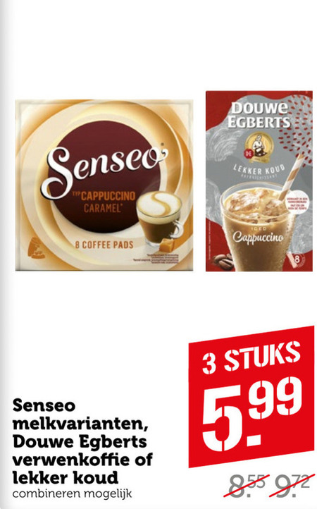 Douwe Egberts Senseo   oploskoffie, koffiepad folder aanbieding bij  Coop - details