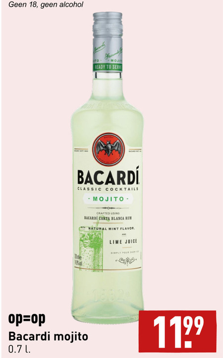 Bacardi   mixdrank folder aanbieding bij  Aldi - details