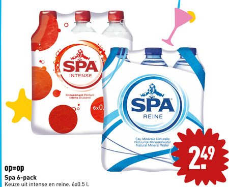 Spa   mineraalwater folder aanbieding bij  Aldi - details