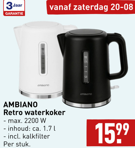 waterkoker folder aanbieding bij - details