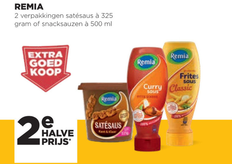 Remia   fritessaus, mayonaise folder aanbieding bij  Jumbo - details