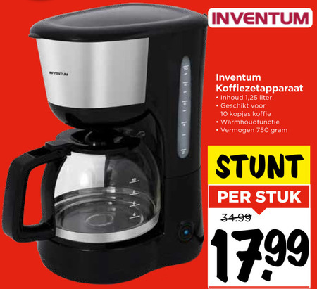 koffiezetapparaat folder aanbieding bij - details