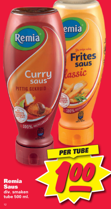 Remia   curryketchup, fritessaus folder aanbieding bij  Nettorama - details