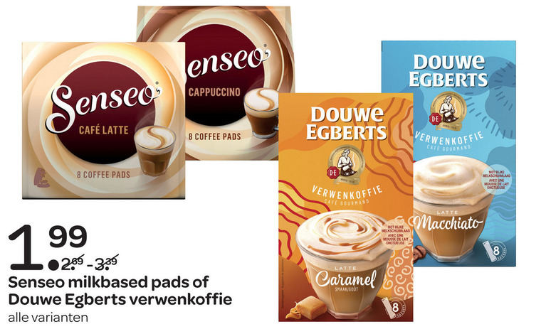 Douwe Egberts Senseo   oploskoffie, koffiepad folder aanbieding bij  Spar - details