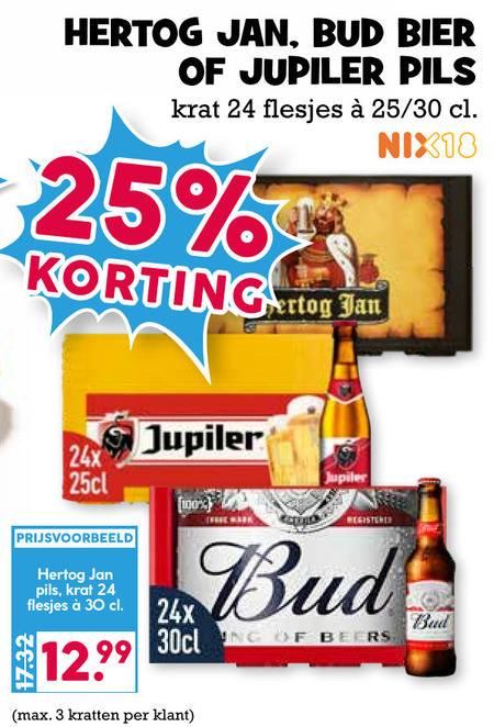 Jupiler   krat bier folder aanbieding bij  Boons Markt - details