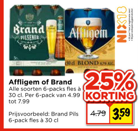 Affligem   speciaalbier folder aanbieding bij  Vomar - details