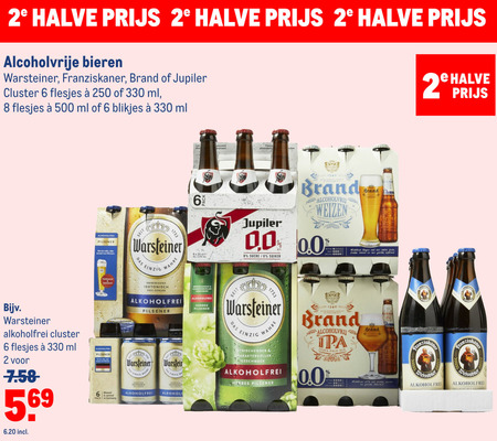 Brand   alcoholvrij bier folder aanbieding bij  Makro - details