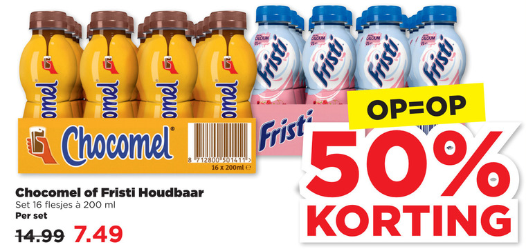 Fristi   chocolademelk, drinkyoghurt folder aanbieding bij  Plus - details