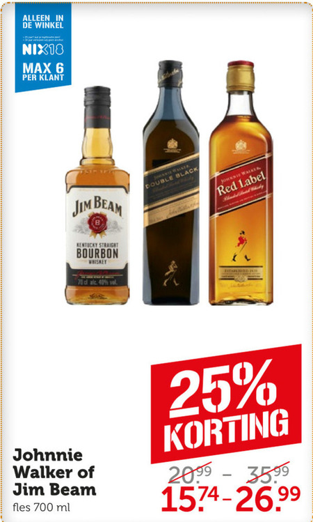 Jim Beam   whisky, bourbon folder aanbieding bij  Coop - details