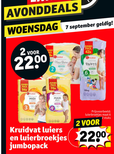 Kruidvat Huismerk   luierbroekjes, luiers folder aanbieding bij  Kruidvat - details