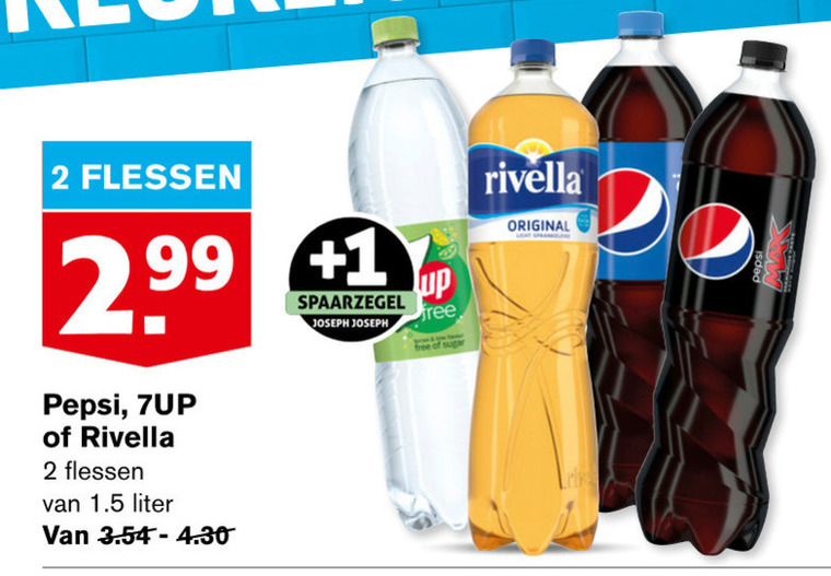 Rivella   cola, frisdrank folder aanbieding bij  Hoogvliet - details