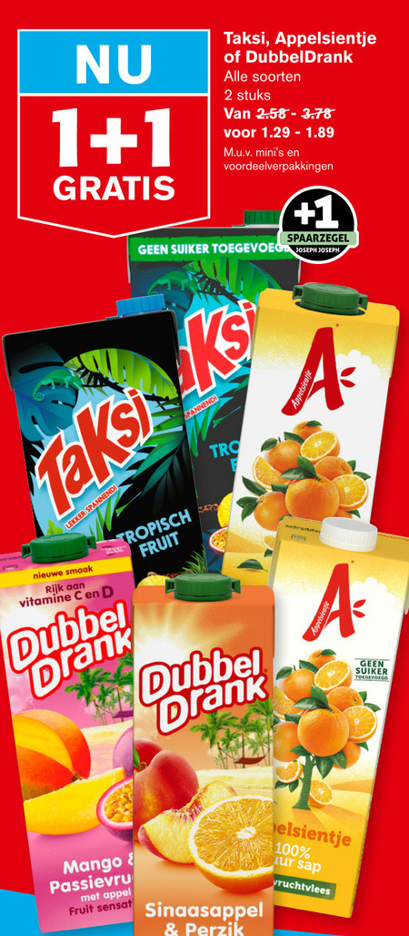 Appelsientje   fruitdrank folder aanbieding bij  Hoogvliet - details