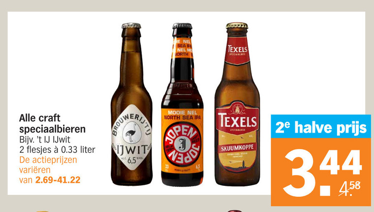 Texels   speciaalbier folder aanbieding bij  Albert Heijn - details