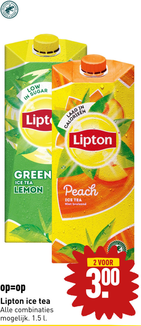 Lipton   ice tea folder aanbieding bij  Aldi - details