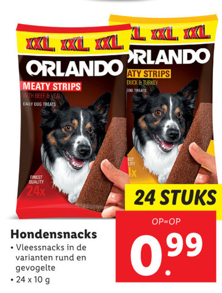 Orlando   hondensnacks folder aanbieding bij  Lidl - details