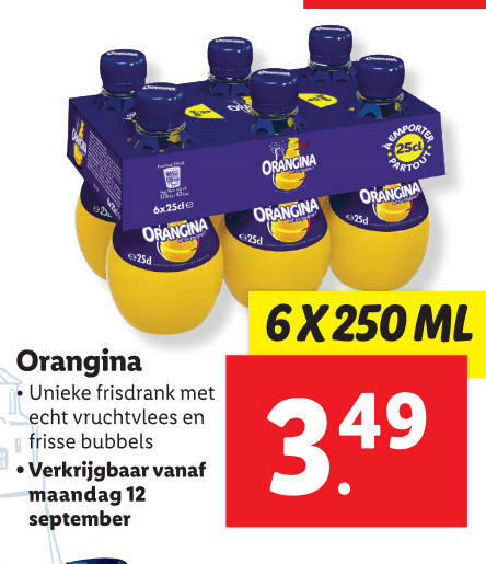 Orangina   frisdrank folder aanbieding bij  Lidl - details