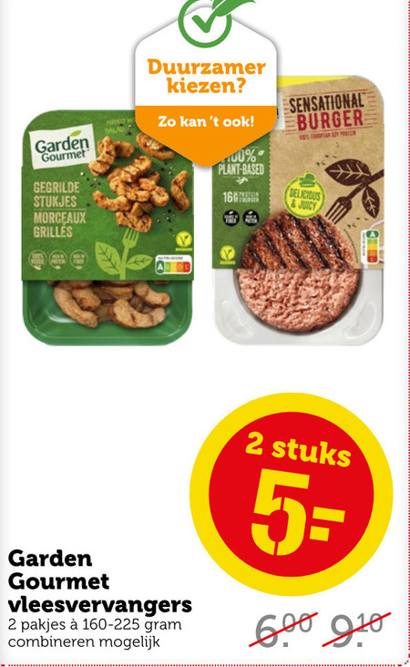 Garden Gourmet   vegetarisch folder aanbieding bij  Coop - details