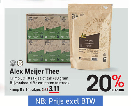 Alex Meijer   thee folder aanbieding bij  Sligro - details