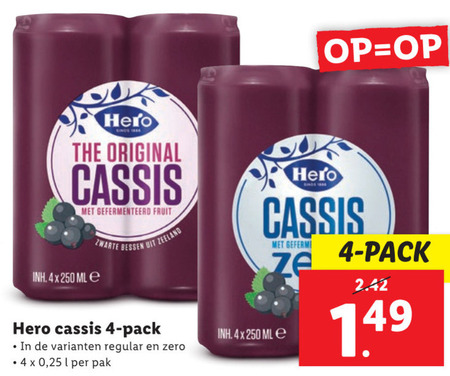 Hero   frisdrank folder aanbieding bij  Lidl - details