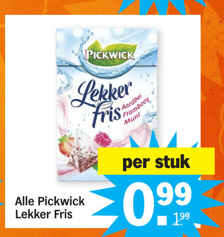 Pickwick   thee folder aanbieding bij  Albert Heijn - details