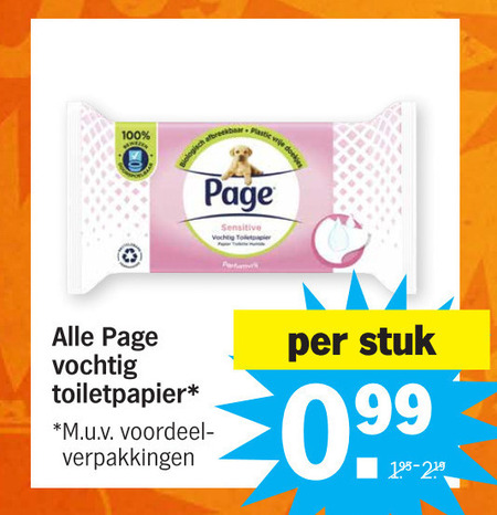 Page   vochtig toiletpapier folder aanbieding bij  Albert Heijn - details