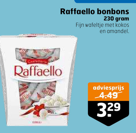 Rafaello   chocolade folder aanbieding bij  Trekpleister - details